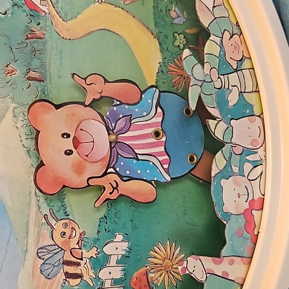 Vintage 1980s clock ⏰️ with music box and dancing bear, great conditions - Picture 4 of 11